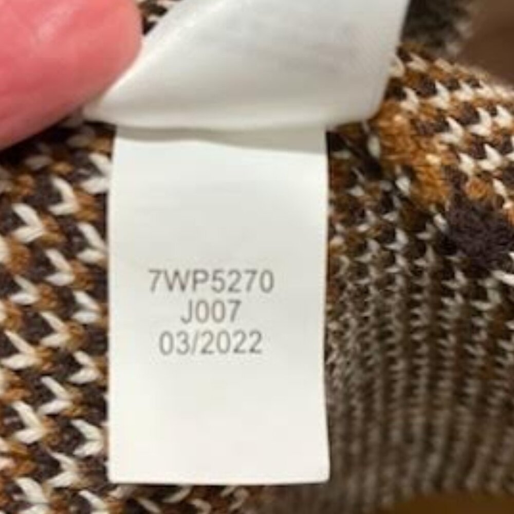 Lucky Brand Southwestern Aztec Pattern Open Front Cardigan Sz Large Brown Boho - Picture 3 of 12